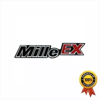 Emblema Adesivo Resinado Mille Ex Fiat Uno