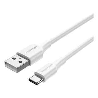 Cable Usb A Tipo C 2.0 Vention/ Usb-c 3 Metros Blanco