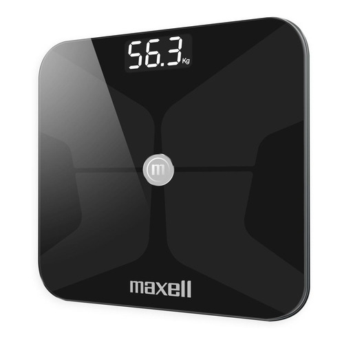 Bascula Digital Inteligente Maxell Con Bluetooth Dfs-1 Bt Negro