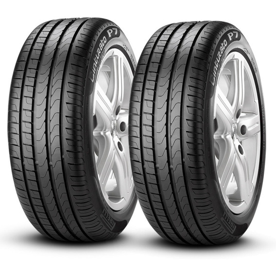 Paquete De 2 Llantas 205/55r16 Pirelli Cinturato P7 91v