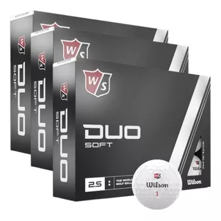 Pelotas Golf Wilson Duo Soft Blanda Promo 3x2 Caja Color Blanco