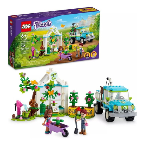 Kit Lego Friends Vehículo De Plantación De Árboles 41707 Cantidad de piezas 336