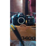 Nikon D3400+lente 50mm