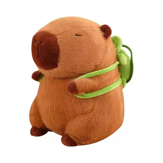 Mochilas De Peluche Capibara Y Pequeñas Tortugas, 1 Unidad