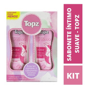 Kit 2 Sabonetes Liquido Feminino Suave Higiene Intima 