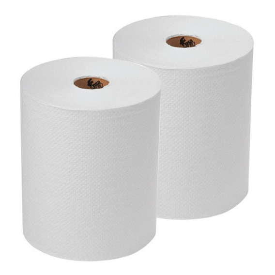 Toalla Papel Industrial Doble Hoja Prepicada 120m Pack 2