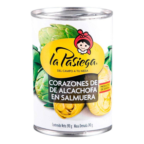 Corazones De Alcachofa La Pasiega En Salmuera Lata De 390g