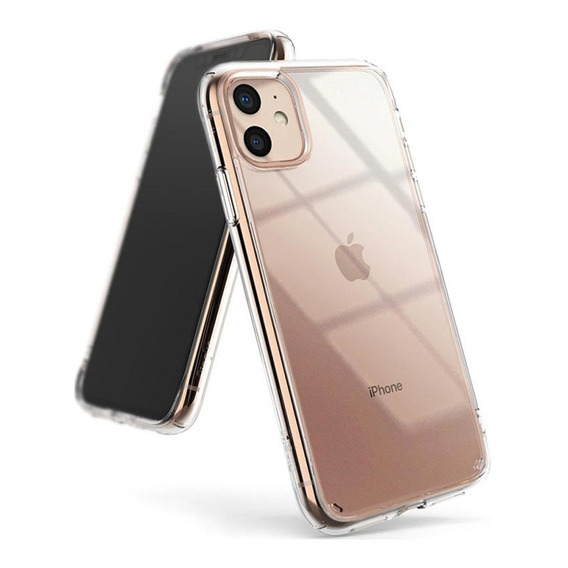 Funda Ringke Fusion Para iPhone 11 Transparente + Vidrio