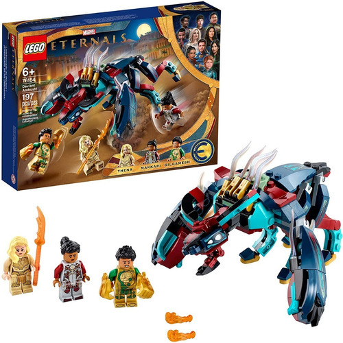 Kit Lego Marvel Eternals Emboscada De Los Desviantes 76154 Cantidad de piezas 197