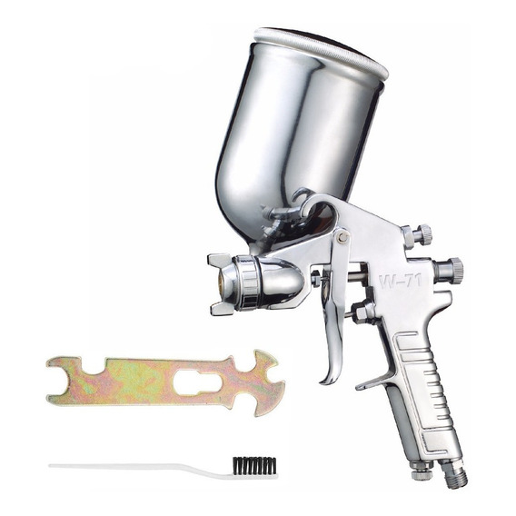 Pistola De Pintar Gravedad Tacho Aluminio 0.4lt W-71g Airmax