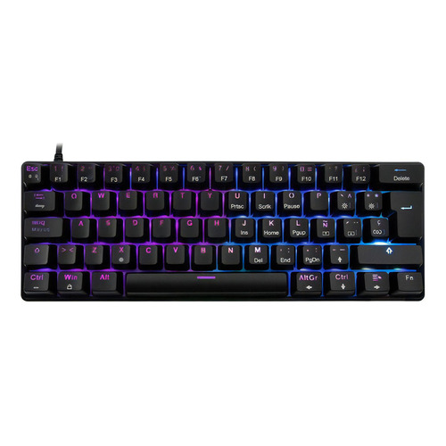 Teclado Mecanico Gamer Balam Rush Dominate Gk550 Switch Azul