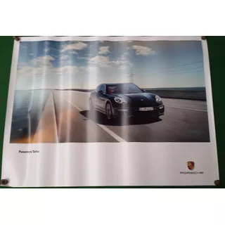 Poster Afiche Auto Porsche Panamera Turbo 2013 Original