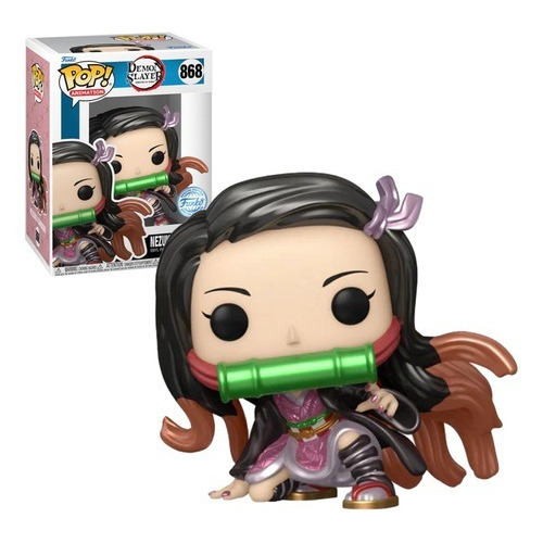 Funko Pop! Nezuko Kamado Metalico 68233 De La Coleccion Demon Slayer Anime Figura De Accion #868