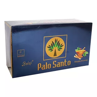 Incenso Balaji Palo Santo - 12 Caixas Com 15 Varetas