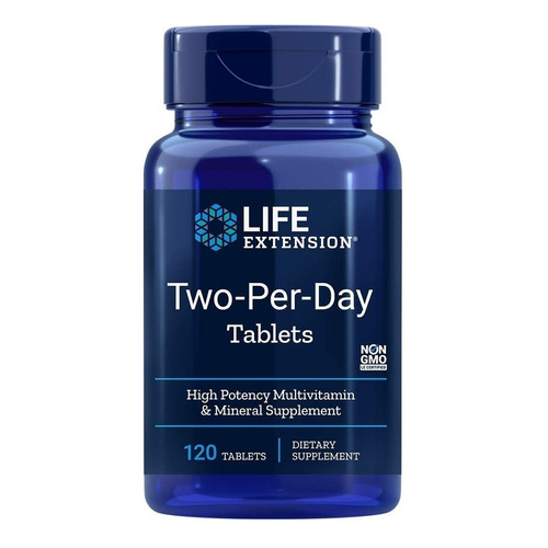 Life Extension Dos Por Día Multivitamina 120 Comprimidos