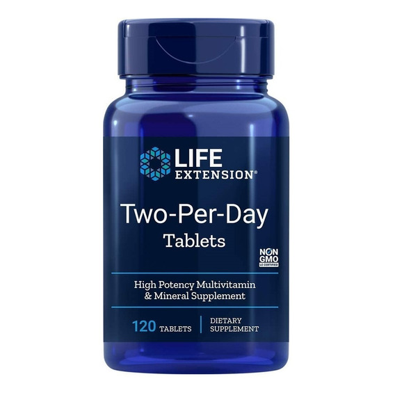 Life Extension Dos Por Día Multivitamina 120 Comprimidos