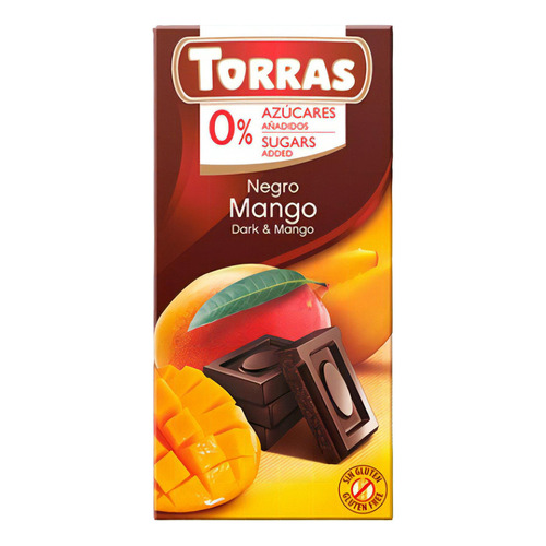 Chocolate Con Sabor Mango Sin Azucar