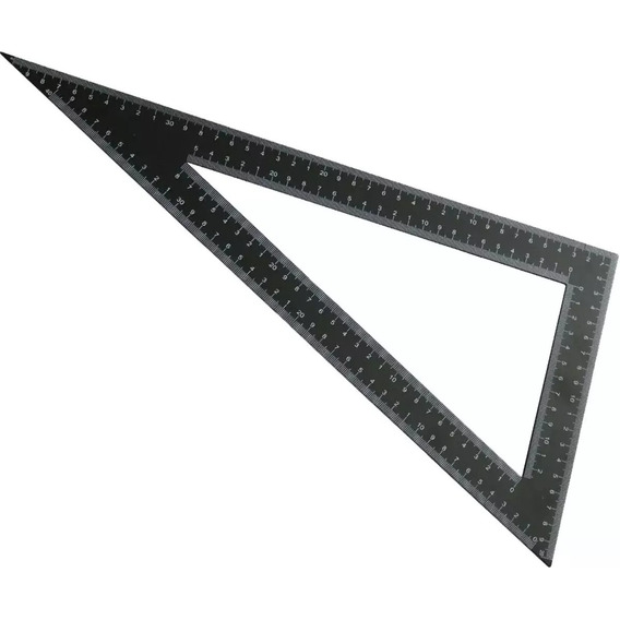 Escuadra Acero Graduada Triangulo 200x400 Mm 20x40cm Metal