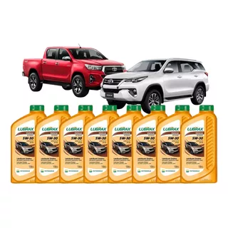 Kit 8l Óleo Lubrax Svu 5w30 Hilux Sw4 2.8 Diesel 2016 2017