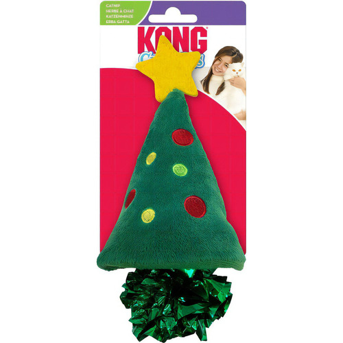 Kong Holiday Crackles Christmas Tree Juguete Gato C/ Catnip