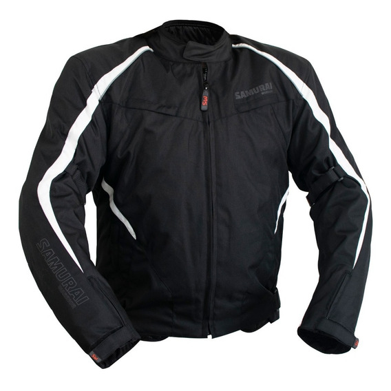 Campera Moto Samurai Monaco Blanco Sport Abrigo Desmontable