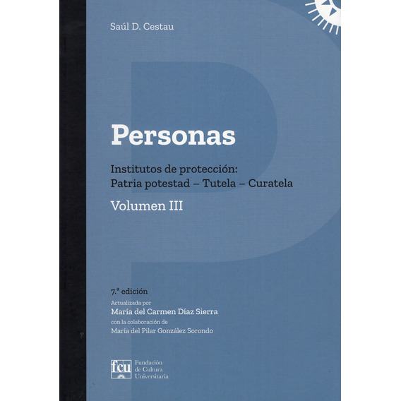 Personas Volumen 3, De Saúl D Cestau. Serie Personas, Vol. 3. Editorial Fcu, Tapa Blanda, Edición 7 En Español