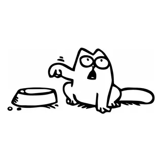 Adesivo Parede Geladeira Quarto Cozinha Simon´s Cat Gato