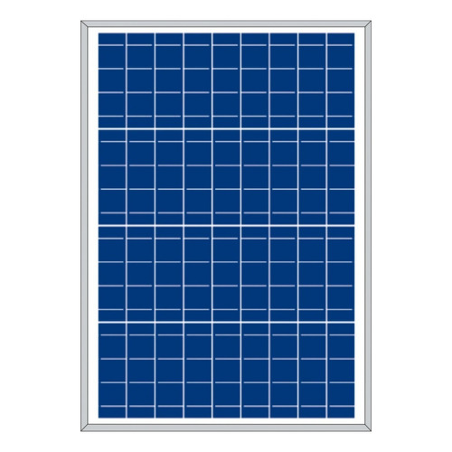 Panel Solar Plm-040-p-36 40w Paneles Solares Fema Color Azul