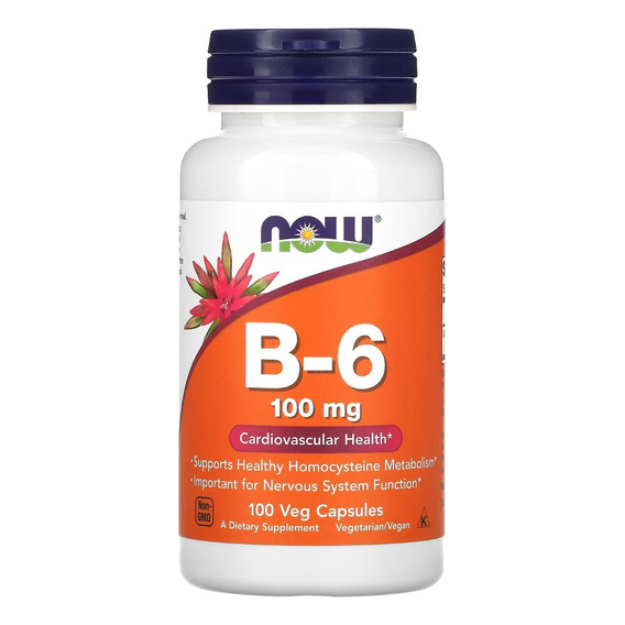 Vitamina B-6 100mg Piridoxina - Unidad a $534