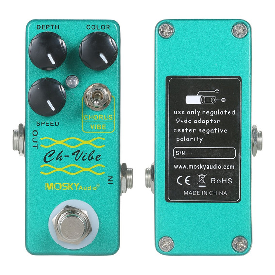 Pedal De Efectos Mini Chorus/pedal De Efectos De Audio Vibe