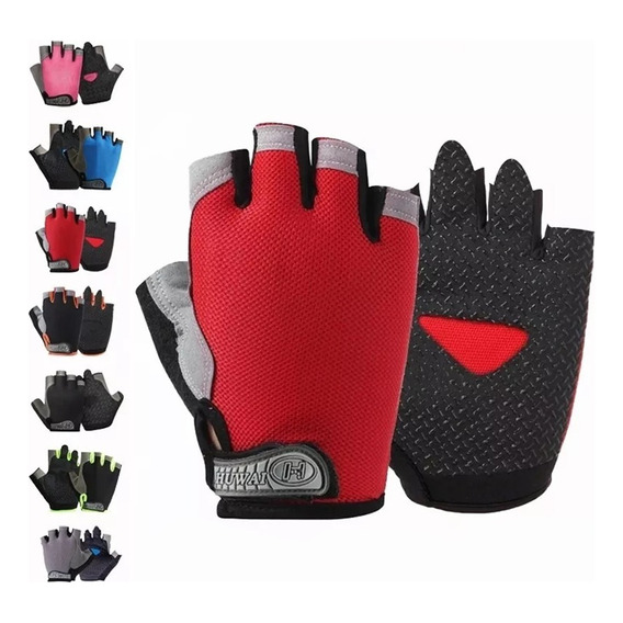 Guantes Gimnacio Par Gym Gimnasio Pesas En Bicicleta Deporte