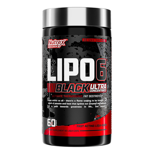 Suplemento en cápsula Nutrex Research  Series Lipo-6 Black Ultra Concentrate cafeína anhidra en pote 30 un