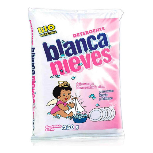 Detergente En Polvo Blanca Nieves Multiusos 250g