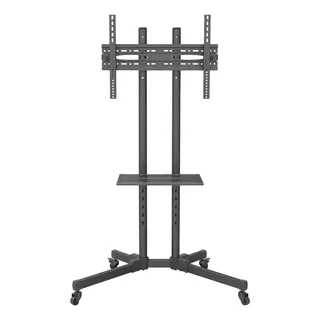 Suporte De Chão Rack Para Tv/monitor De 32 Até 65 Preto