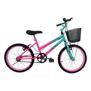 Bicicleta Aro 20 Feminina Bike Esporte Infantil Ciclismo Kit