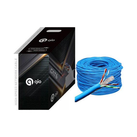 Bobina Cable De Red Utp 305m Cat6 Rj45 Ethernet - Gio