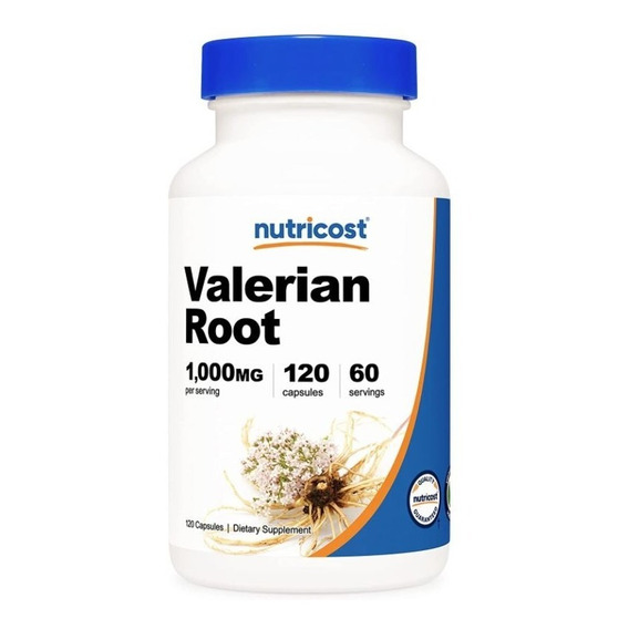 Original Nutricost Raíz De Valeriana, 1000 Mg, 120 Cap