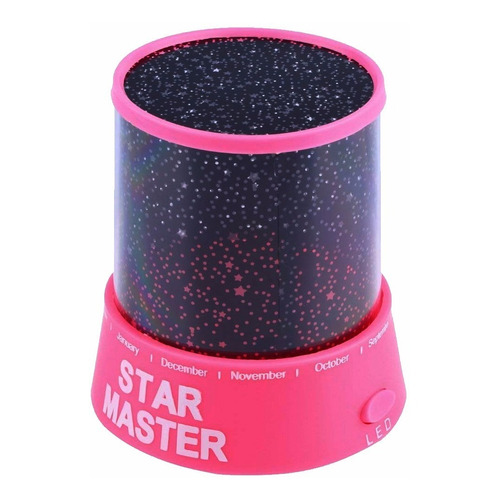 Velador Lampara Infantil Star Master Proyector Estrellas Color de la estructura Rosa Color de la pantalla Negro