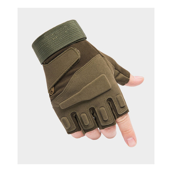 Guantes Tacticos Militar Medio Dedo Motocicleta Bicicleta