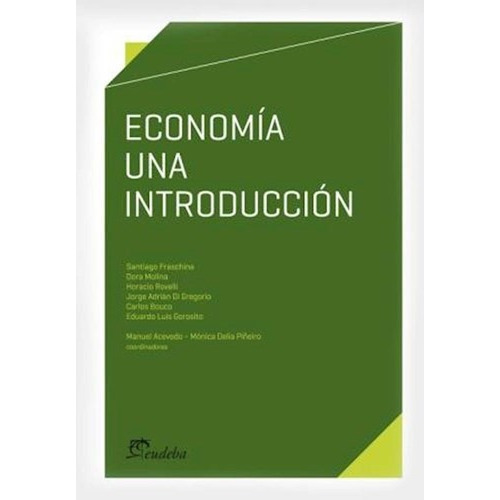 Economía. Una  Introducción - Acevedo, Manuel (papel)