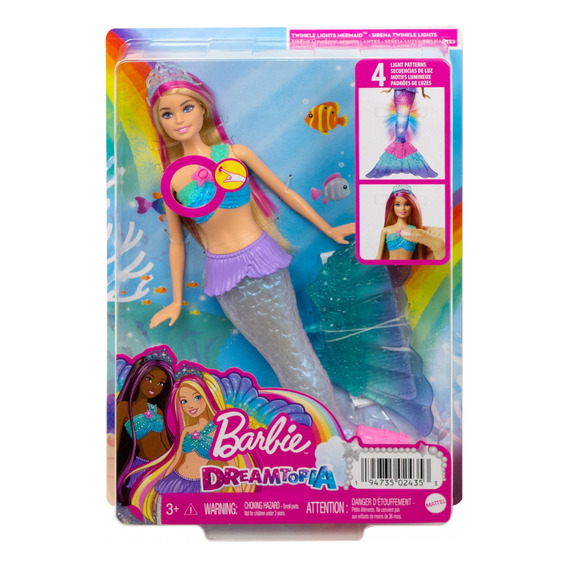 Barbie Dreamtopia Sirena Luces Brillantes