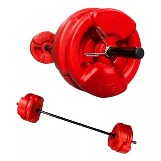 Kit Body Pump 16 Kg Discos 3kg Y 5kg Agarre Pvc + Barra 1.20