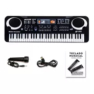 Organo Piano Teclado Musical Infantil Microfono Mq6106