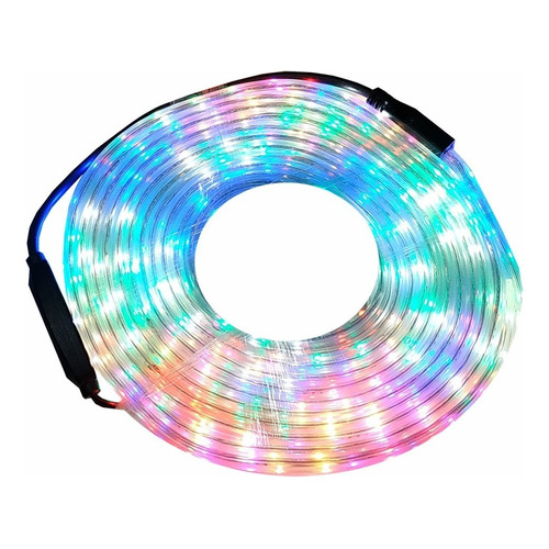 Manguera De Leds Plana Multicolor Cv 10m Exterior Mapl10