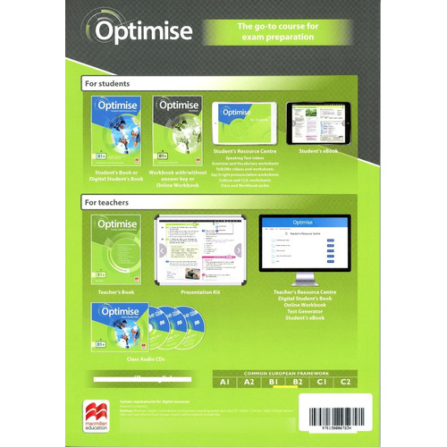 Optimise B1+  -  Workbook Without Key + Acceso Digital *upda