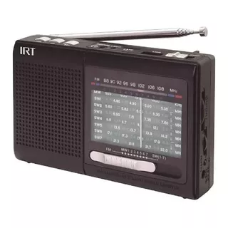 Radio Portatil Irt Am/fm/sw/usb/msd 9 Bandas / Tecnocenter