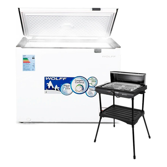 Congeladora Wf205 De 205lt+parrila Bbq2000