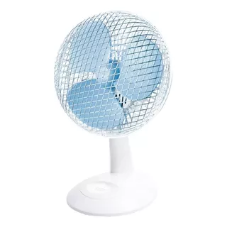 Ventilador De Mesa E Parede Personal Fan Fame Branco E Azul Diâmetro 18cm 127v