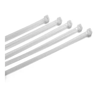 Abraçadeira Em Nylon 400mm X 7,6mm 100 Unidades Cor Branco