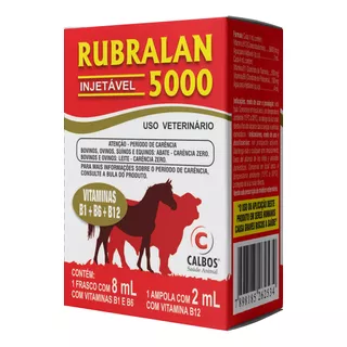 Rubralan 5000 Vitaminas B1+b6+b12 10ml